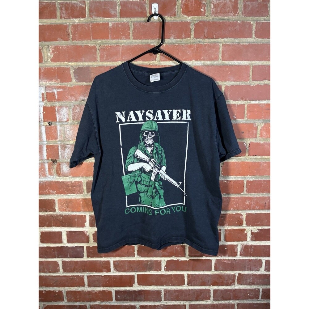 Naysayer VA Band Hardcore Punk Shirt United Forces Tour 2012 Adult Large